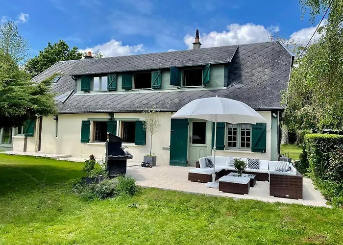 Maison Normande Sur Parc Arboré Ambiance Bucolique La Gonfriere